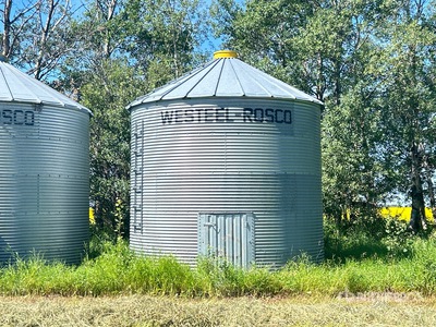 Westeel Rosco +/- 1400 bu 5 Ring Grain Bin