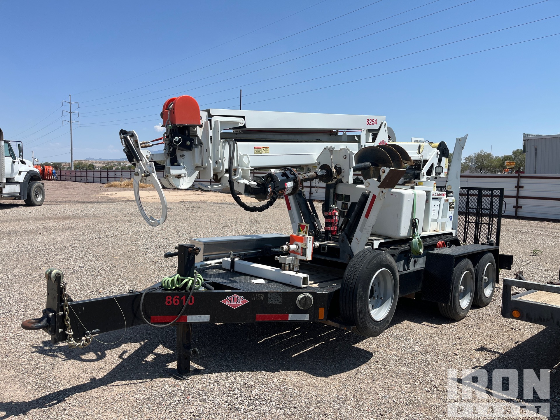 Quantity of (3) 2021 SDP EZ Hauler Walk-Behind Hydraulic Bore Machine w/ Trailer