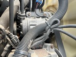 Engine with A/C Compressor