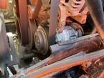 Engine with A/C Compressor