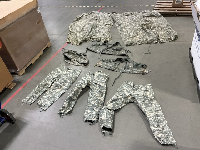 (43) Pairs of Wet Weather Trousers, (25) Fighting Load Carriers & Assorted Items (43) Pairs of Wet Weather Trousers, (25) Fighting Load Carriers & Assorted Items