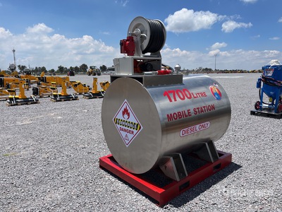 2026 Yuni D1700DC 1700 L Skid Mounted Steel Diesel Tanque para Combustible (Sin Usar) / タンク (Unused)