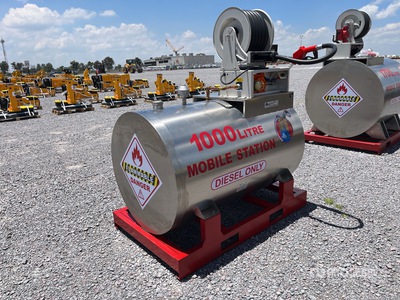 2026 Yuni D1000DC 1000 L Skid Mounted Steel Diesel Tanque para Combustible (Sin Usar) / タンク (Unused)