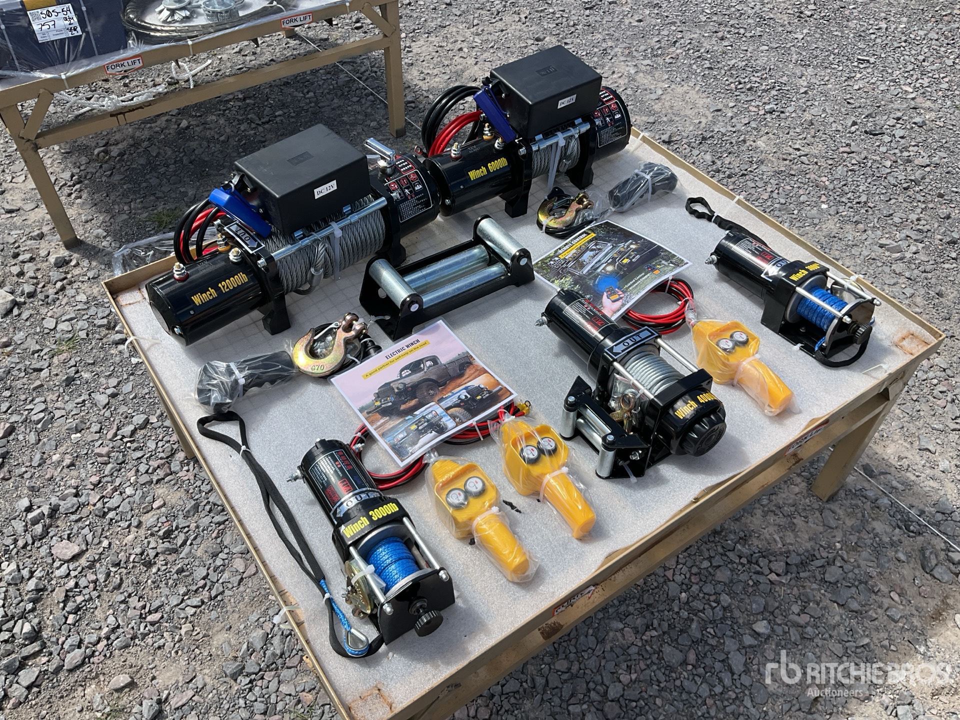 Quantity of (5) 2026 EW-5 Lote de Malacates Electricos (Sin Usar) / Electric Winch Set Winch (Unused)