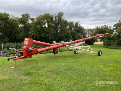 2002 Buhler Farm King 1060 10 in x 60 ft Swing Grain Auger