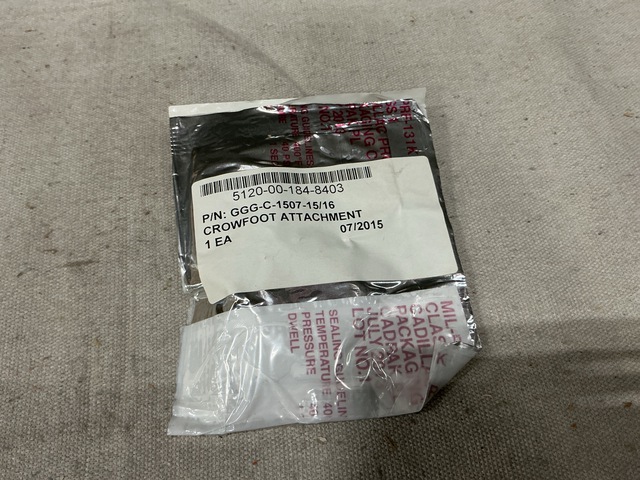 GGG-C-1507-15/16 Crowfoot Attachment