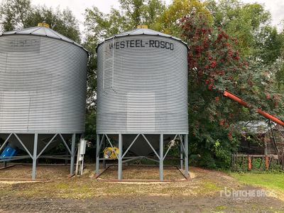 Westeel-Rosco 145 +/- 1650 bu 5 Ring Hopper Grain Bin