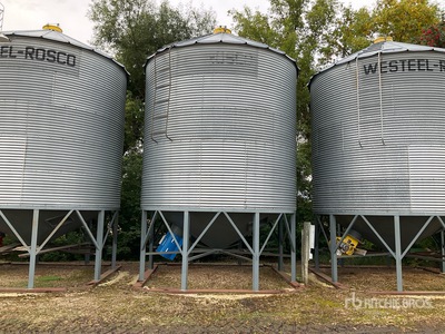 Westeel-Rosco 145 +/- 1650 bu 5 Ring Hopper Grain Bin