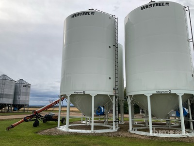 2017 Westeel 1620 Magnum-G +/- 4000 bu Smooth Wall Hopper Grain Bin