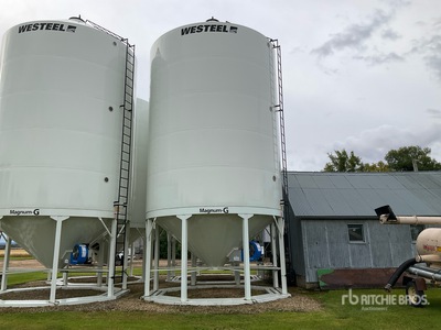 2017 Westeel 1620 Magnum-G +/- 4000 bu Smooth Wall Hopper Grain Bin