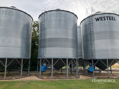 Westeel 1805 +/- 4950 bu 5 Ring Hopper Grain Bin
