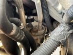 Engine with A/C Compressor