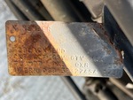 Frame Stamp Serial Number/VIN Photo