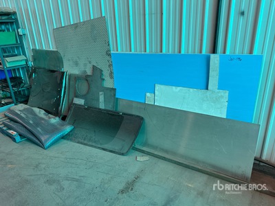 Quantity of Miscellaneous Windshields And Metal Sheets