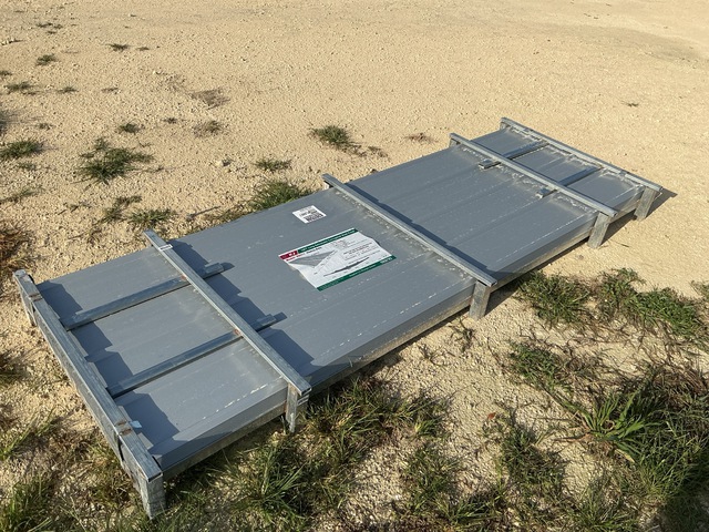 (100) Piece Lot of 10' Long Corrugated Steel Panels