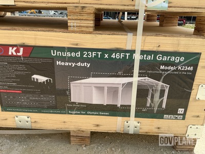 KJ K2346 Metal Garage - Unused