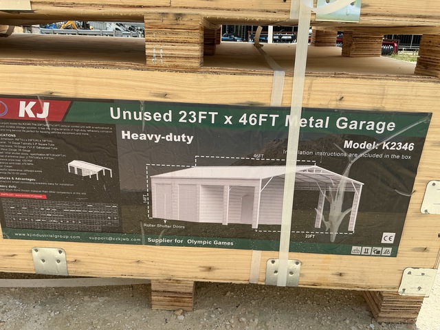 KJ K2346 Metal Garage - Unused