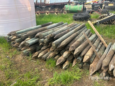 Quantity of (50) 7 ft to 8 ft Fence Post Attrezzatura per bestiame