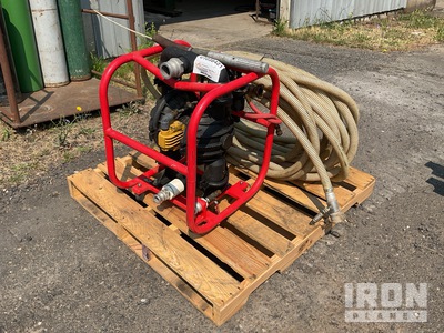 Dryrite E80 Pneumatic Powered Blast Hole Dewatering Pump Skid-Mounted