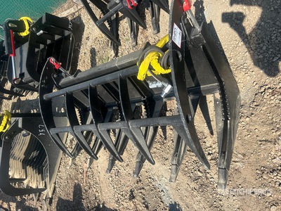 All-Star 72 In E-Series Root Skid Steer Grapple
