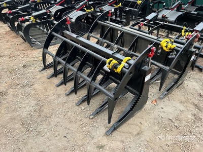 All-Star 70 in Skid Steer Root Rake Grapple