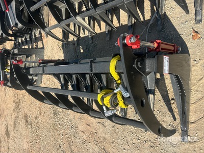 All-Star 72 In E-Series Root Skid Steer Grapple