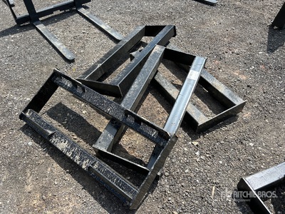 Quantity of (4) All-Star 46 in Skid Steer Attachment Mounting Plate