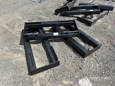 Quantity of (3) All-Star 46 in Skid Steer Attachment Mounting Plate
