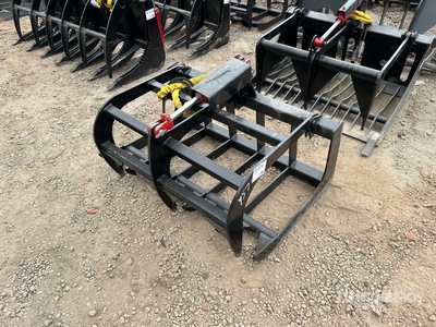 All-Star 48 in Skid Steer Root Rake Grapple