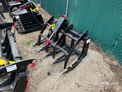 All-Star 48 in Skid Steer Root Rake Grapple