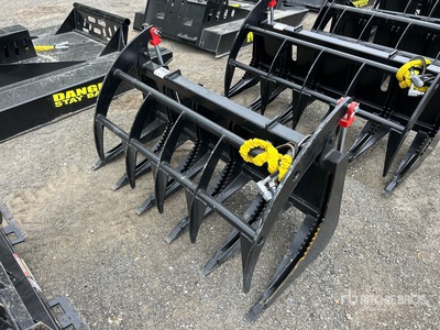 Mid-State E-Series 60 in Skid Steer Root Rake