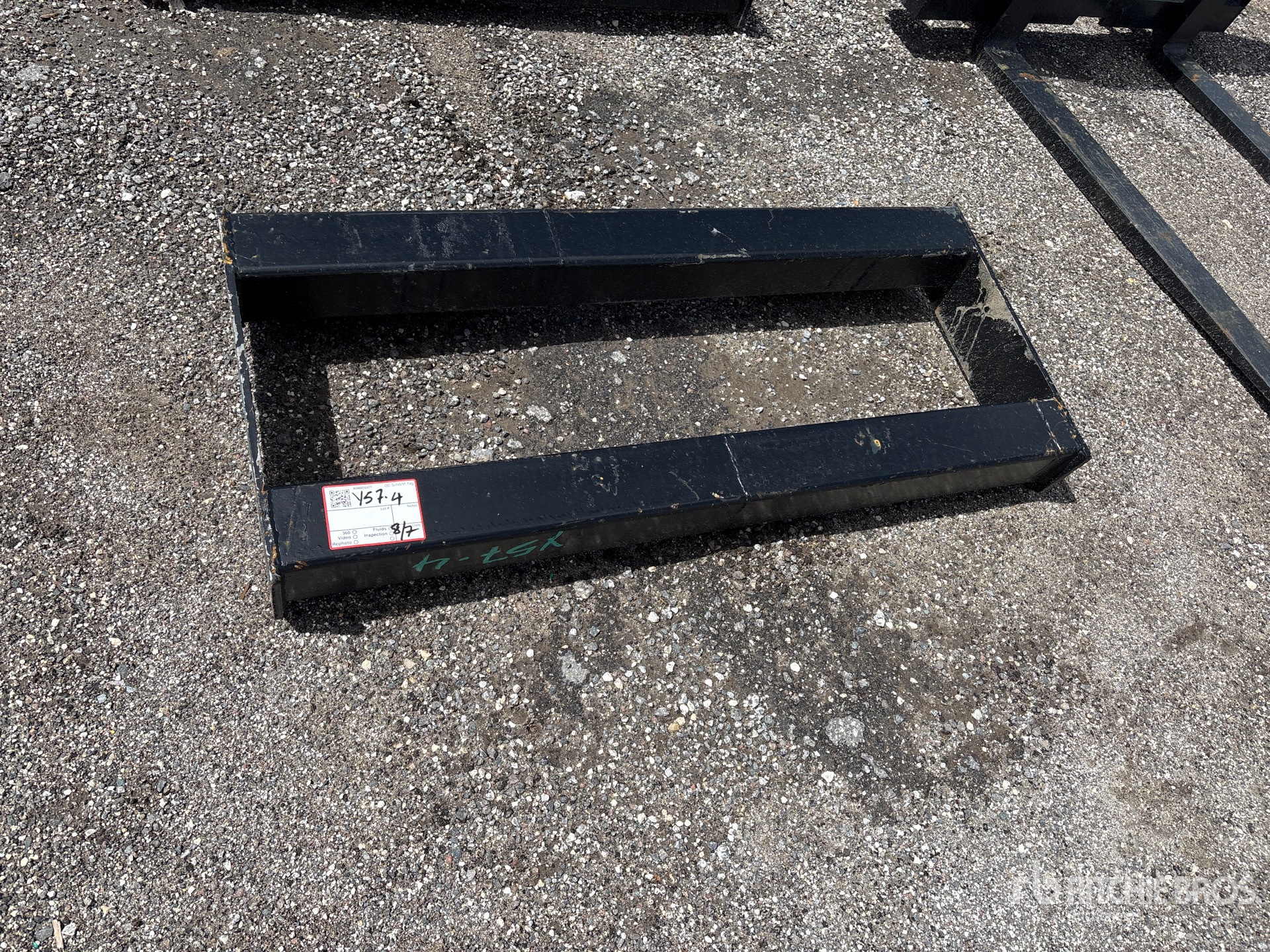 All-Star Skid Steer Attachment Mounting Plate (Unused)