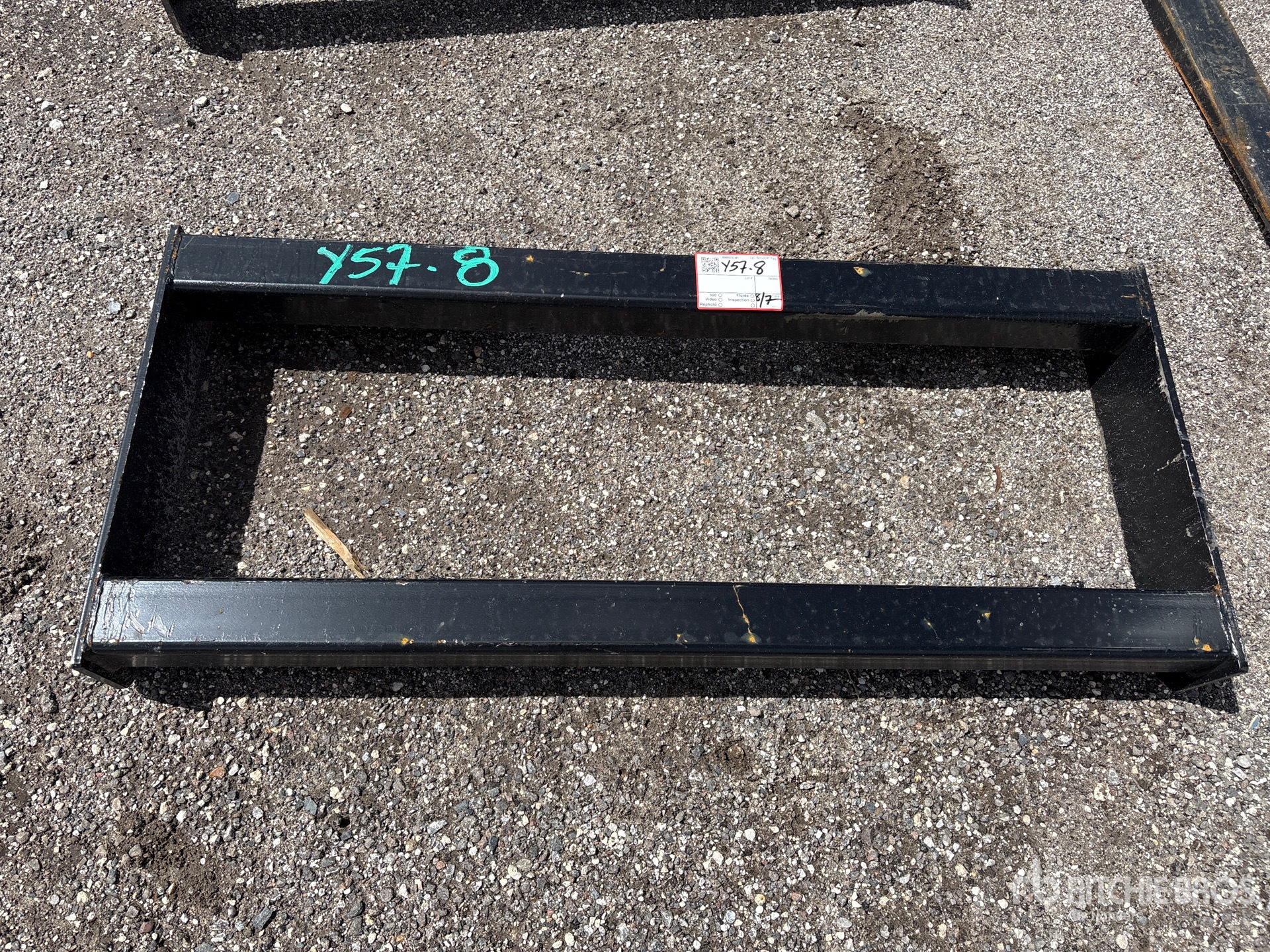 All-Star Skid Steer Attachment Mounting Plate (Unused)