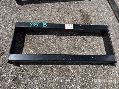 All-Star Skid Steer Attachment Mounting Plate (Unused)