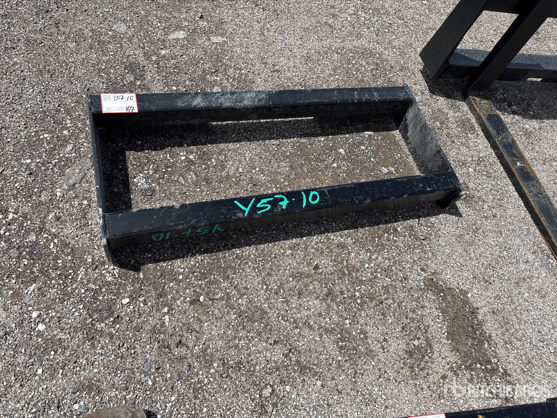 All-Star Skid Steer Attachment Mounting Plate (Unused)