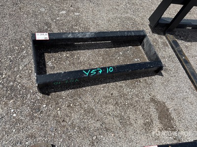 All-Star Skid Steer Attachment Mounting Plate (Unused)