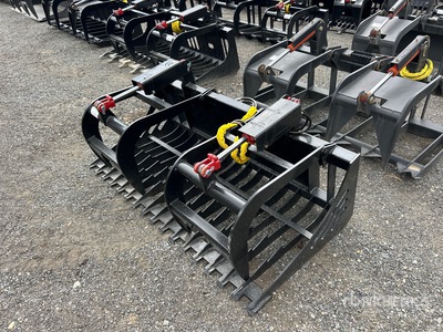 Mid-State E-Series 68 in Root Garfio para minicargadora