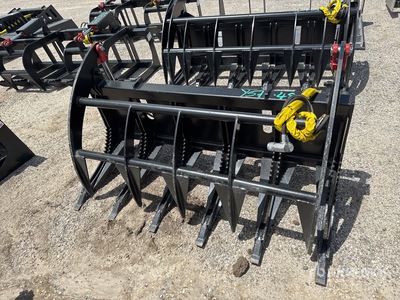 All-Star 60 in E-Series Grapple Skid Steer Root Rake (Unused)