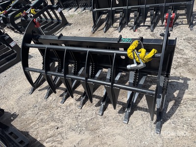 All-Star 72 in E-Series Grapple Skid Steer Root Rake (Unused)