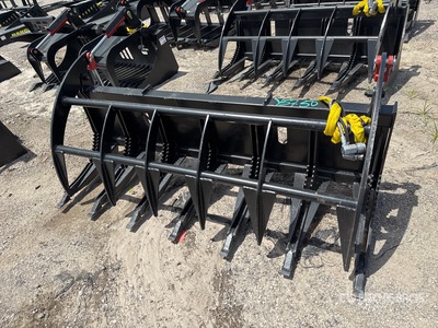 All-Star 78 in E-Series Grapple Skid Steer Root Rake (Unused)