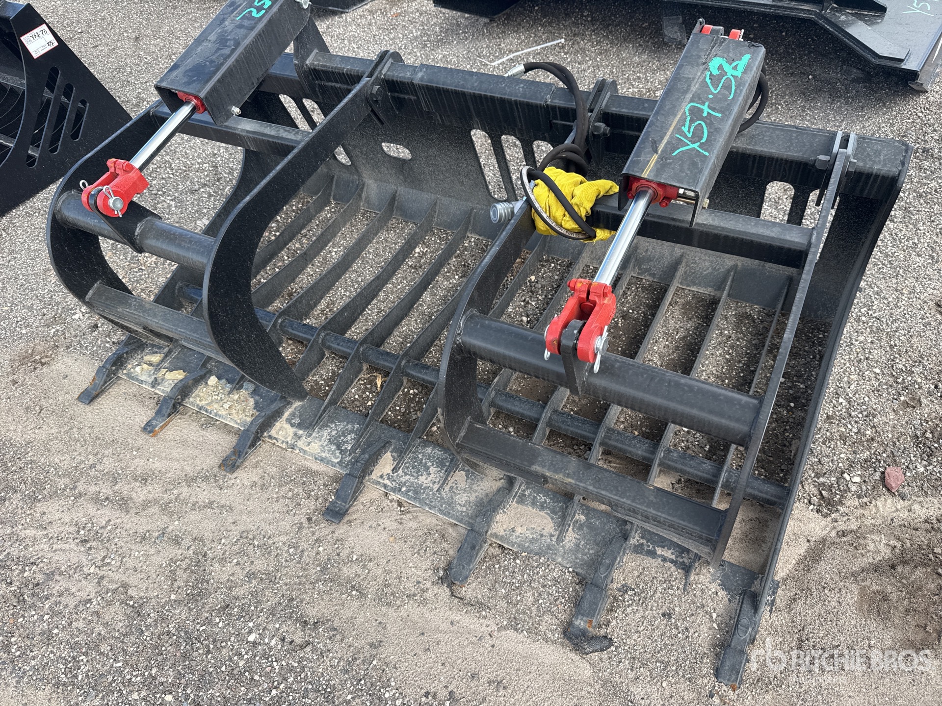 Mid-State 68 in Q/C Skeleton Skid Steer Grapple (Unused)
