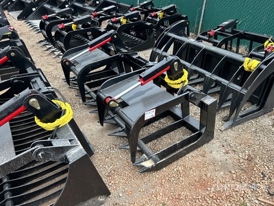 All-Star 80 in Skid Steer Root Rake Grapple
