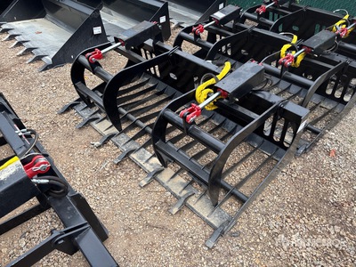 All-Star 72 in Rock Skid Steer Grapple