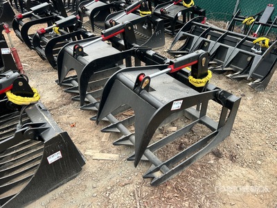 All-Star 80 in Skid Steer Root Rake Grapple