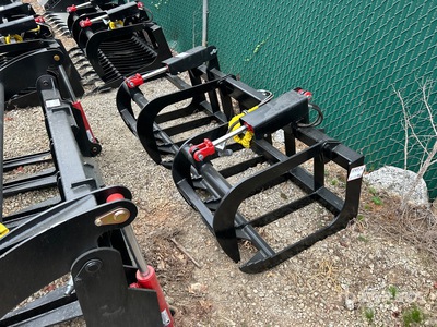 All-Star 72 in Skid Steer Root Rake Grapple