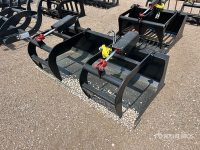 All-Star 72 in E-Series Skid Steer Grapple Bucket