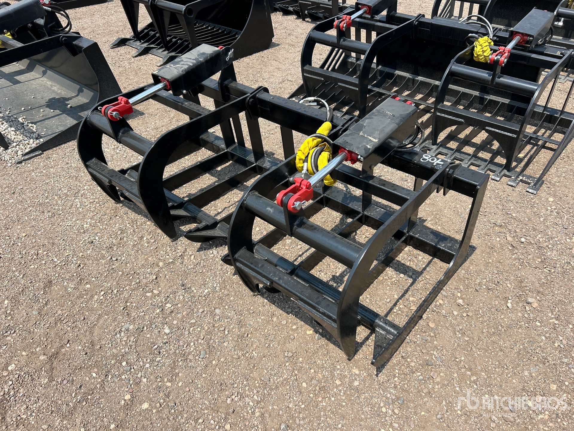Mid-State 68 in Root Skid Steer Grapple Bucket