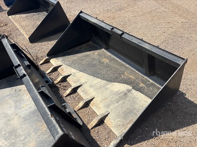 Mid-State 74 In Low Profile Skid Steer Bucket