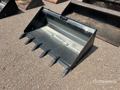 Mid-State 60 in Low Profile Skid Steer Bucket