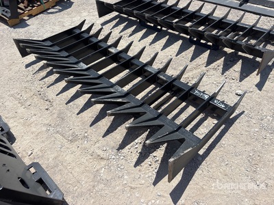 84 in Skid Steer Landscape Rake (Unused)
